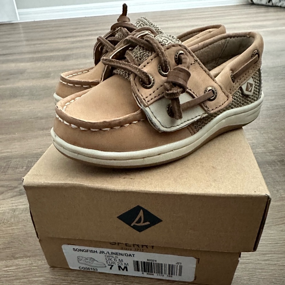 Kids Sperrys Toddler size 7